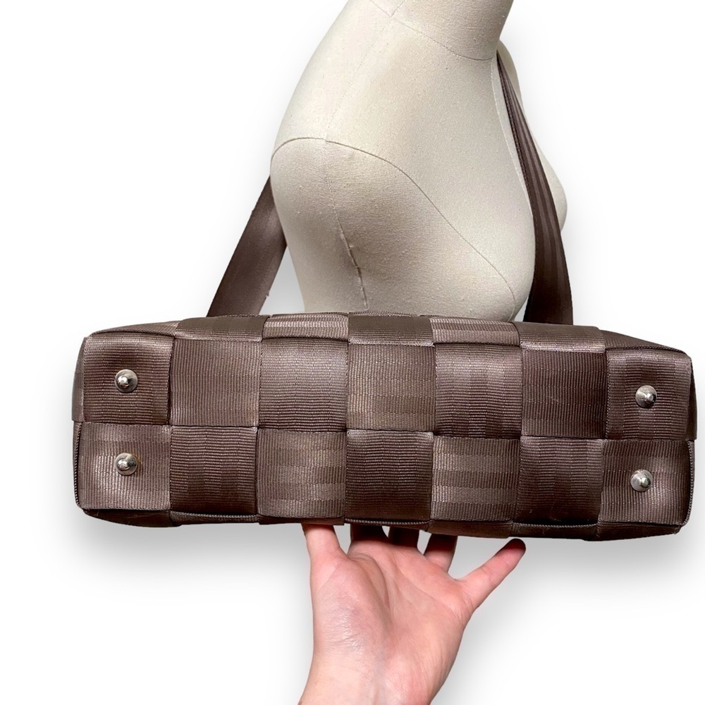 Harvey's Seat Belt Shoulder Crossbody Brown Original Large Tote Bag - Picture 3 of 9